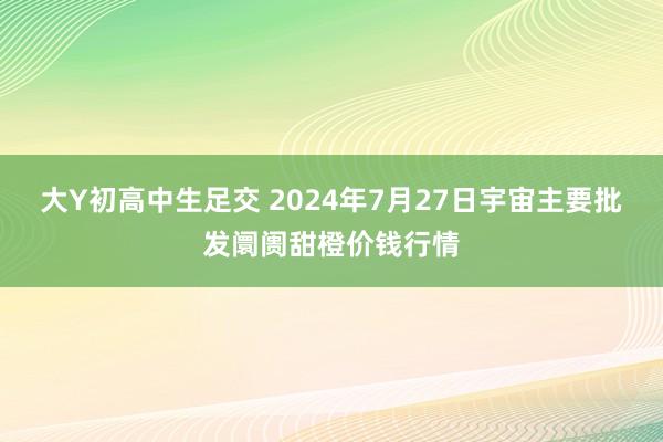 大Y初高中生足交 2024年7月27日宇宙主要批发阛阓甜橙价钱行情