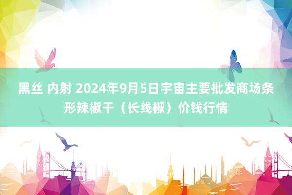 黑丝 内射 2024年9月5日宇宙主要批发商场条形辣椒干（长线椒）价钱行情