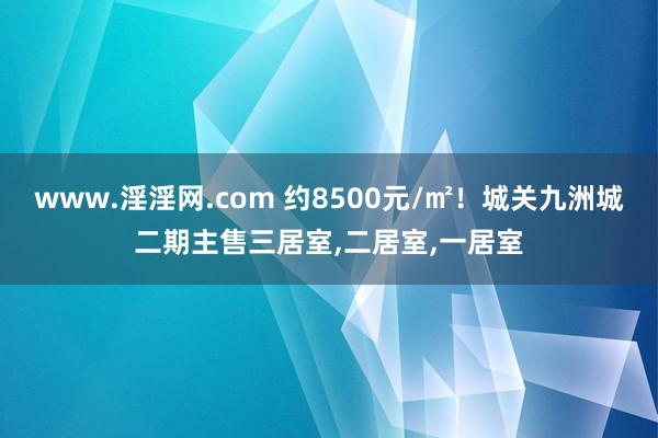 www.淫淫网.com 约8500元/㎡！城关九洲城二期主售三居室，二居室，一居室